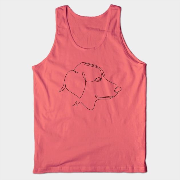 Retriever Side Tank Top by Irkhamsterstock